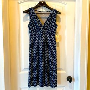 St. John’s Bay Blue Sleeveless Casual Dress